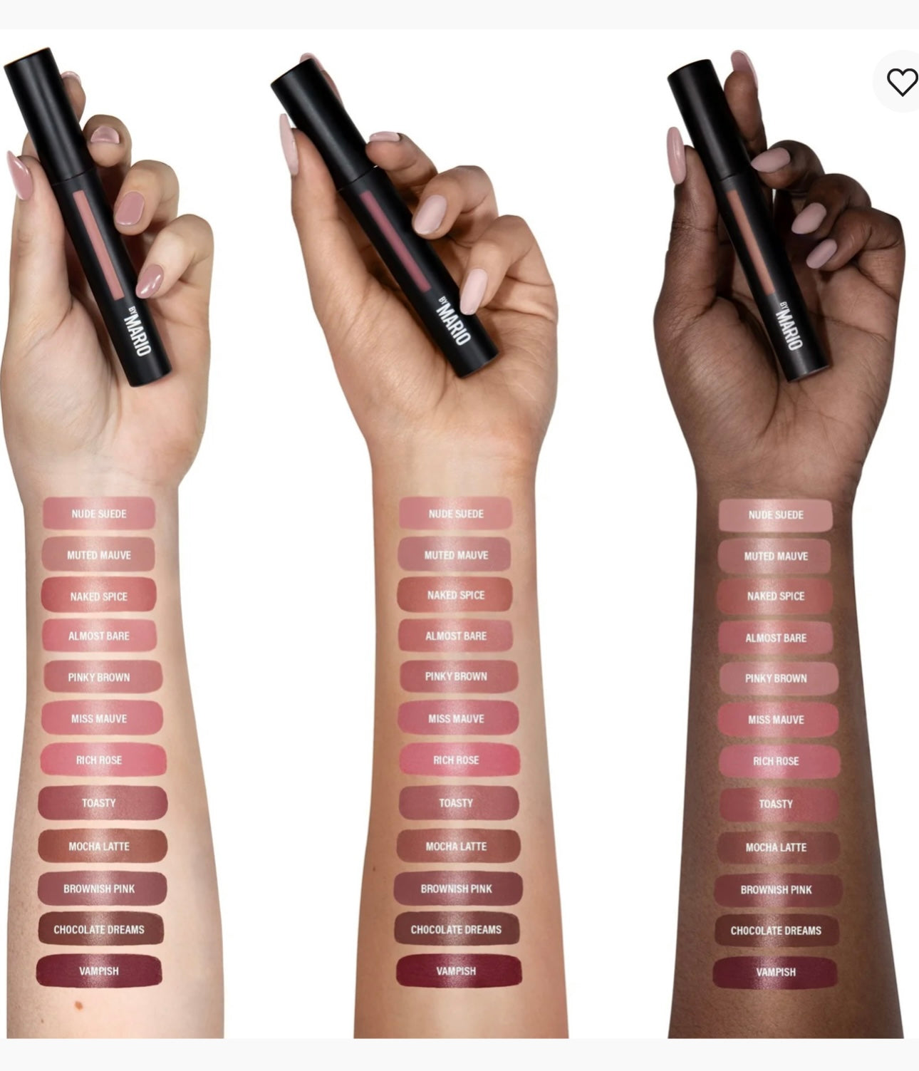 MAKEUP BY MARIO Ultra Suede Cozy Lip Cream (Pinky Brown)
