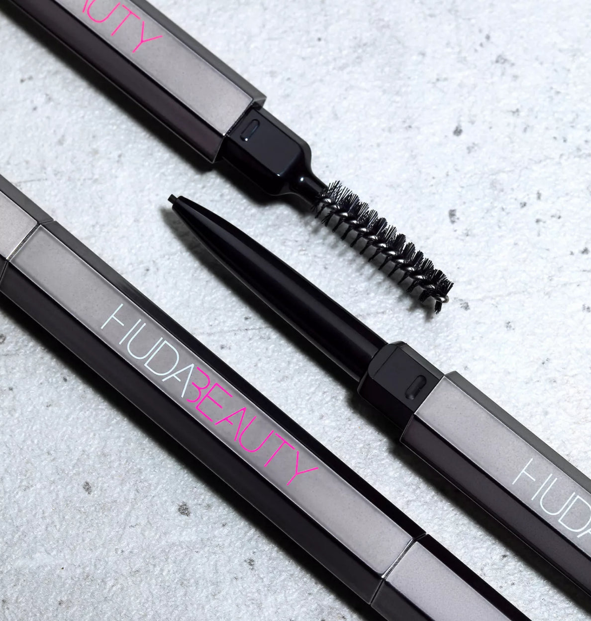 BombBrows by Huda Beauty Full N Fluffy Fiber Gel (Black Brown)
